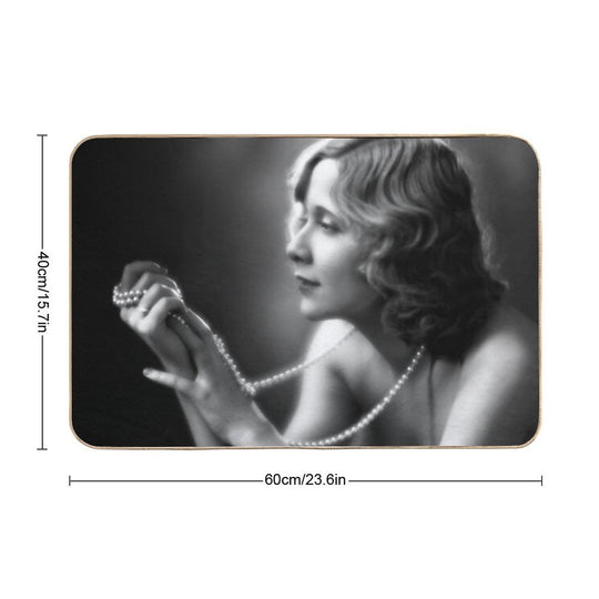 Vivian Vance Portrait  Pet-Safe Bath Mat