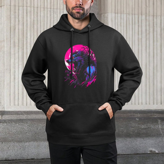 Horror Werewolf Head Halloween Mythology Wolf Shifter Lycan Durable Construction Hoodie