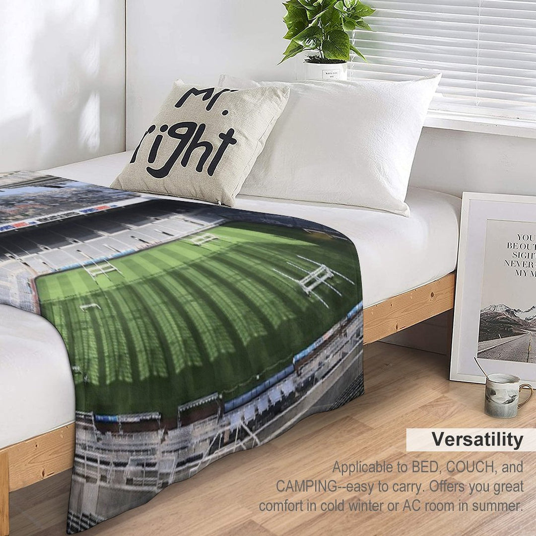 Newcastle United Football Club Photography Easy Care Throw Blanket