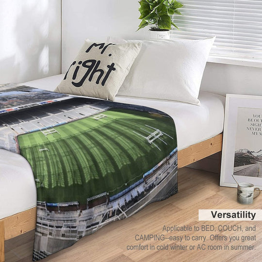 Newcastle United Football Club Photography Easy Care Throw Blanket