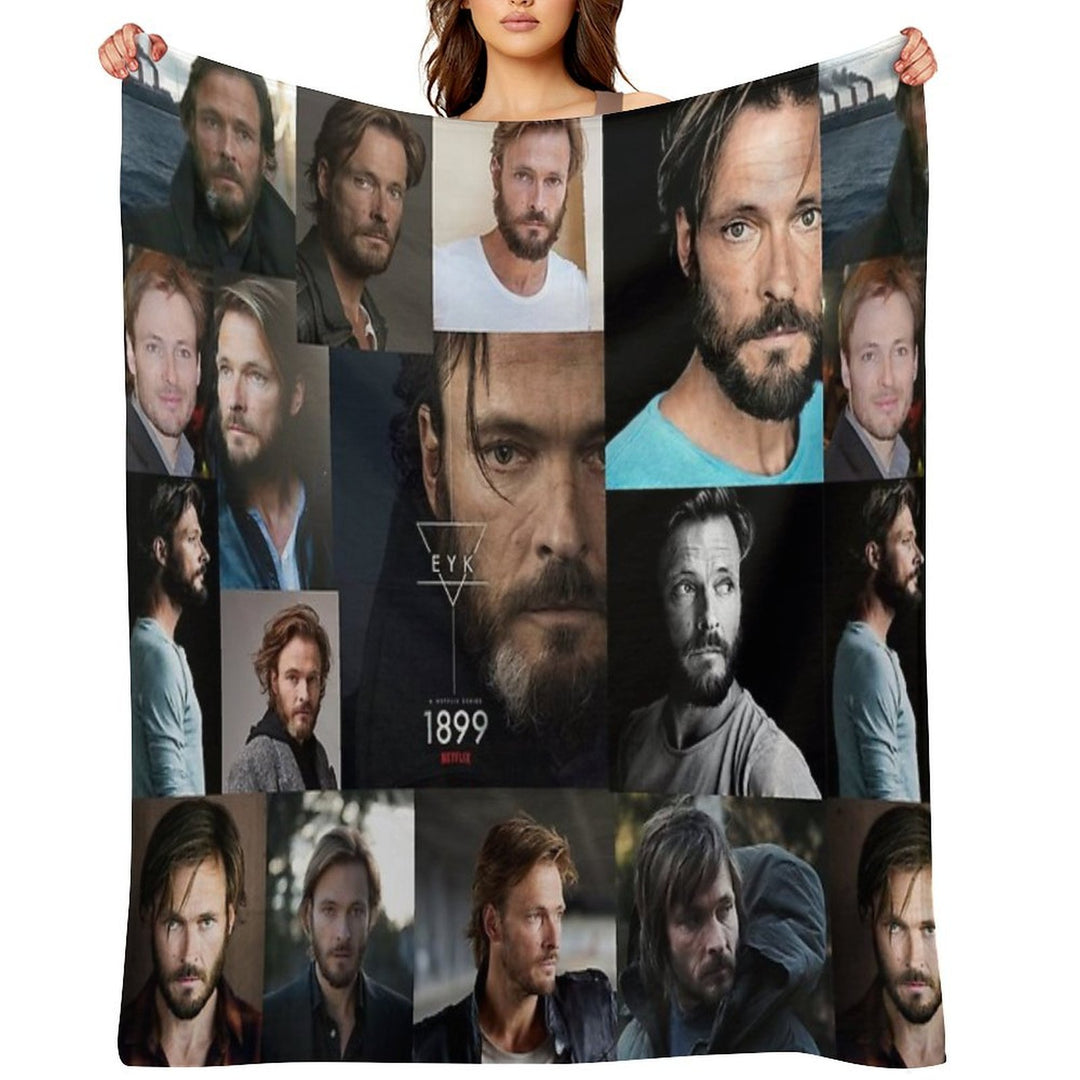 Andreas Pietschmann Collage Design Velvety-soft Throw Blanket