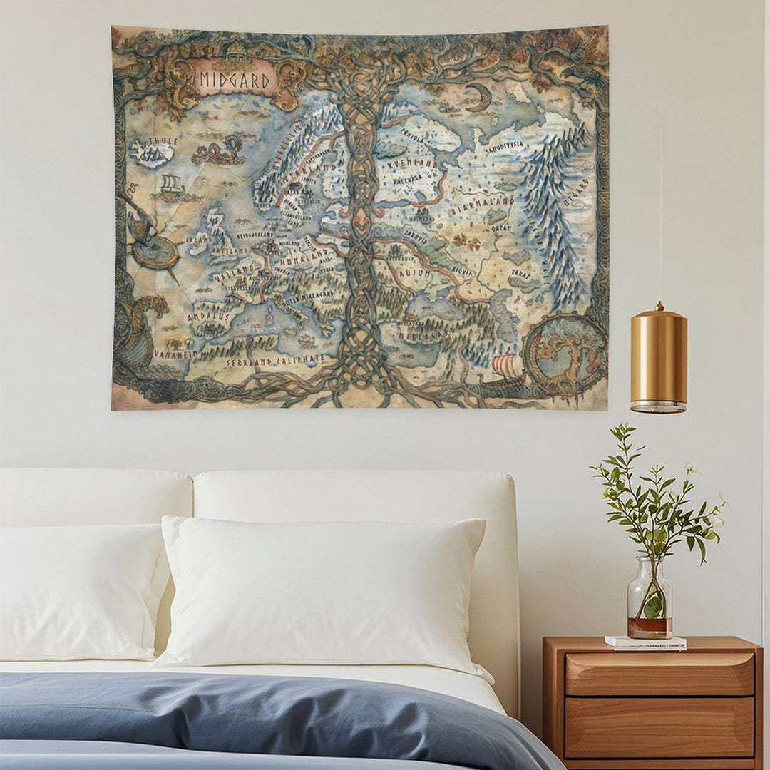 Midgard (Gods of The Ragnarok Era) Tapestry