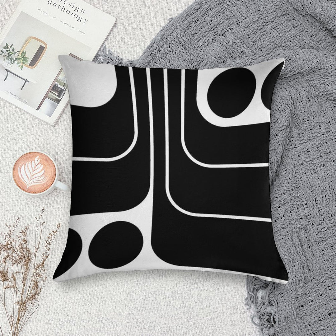 Retro Geometric Design 629 Soft Style Accent Throw Pillow