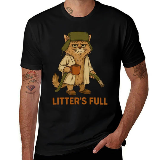 Litter’s Full Cat Parody  Cotton T-Shirt