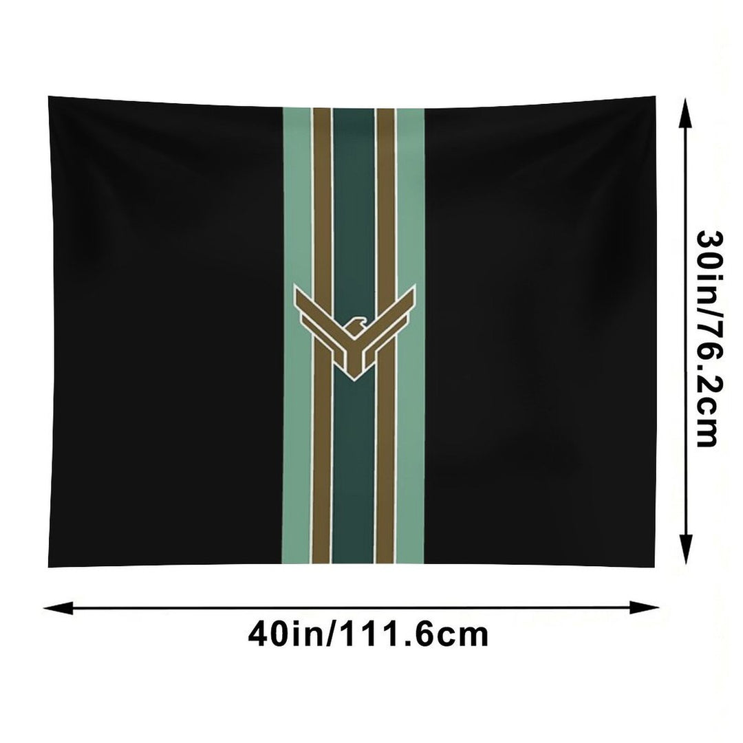 Dune - House Atreides Banner Stripes (Green) - Tapestry