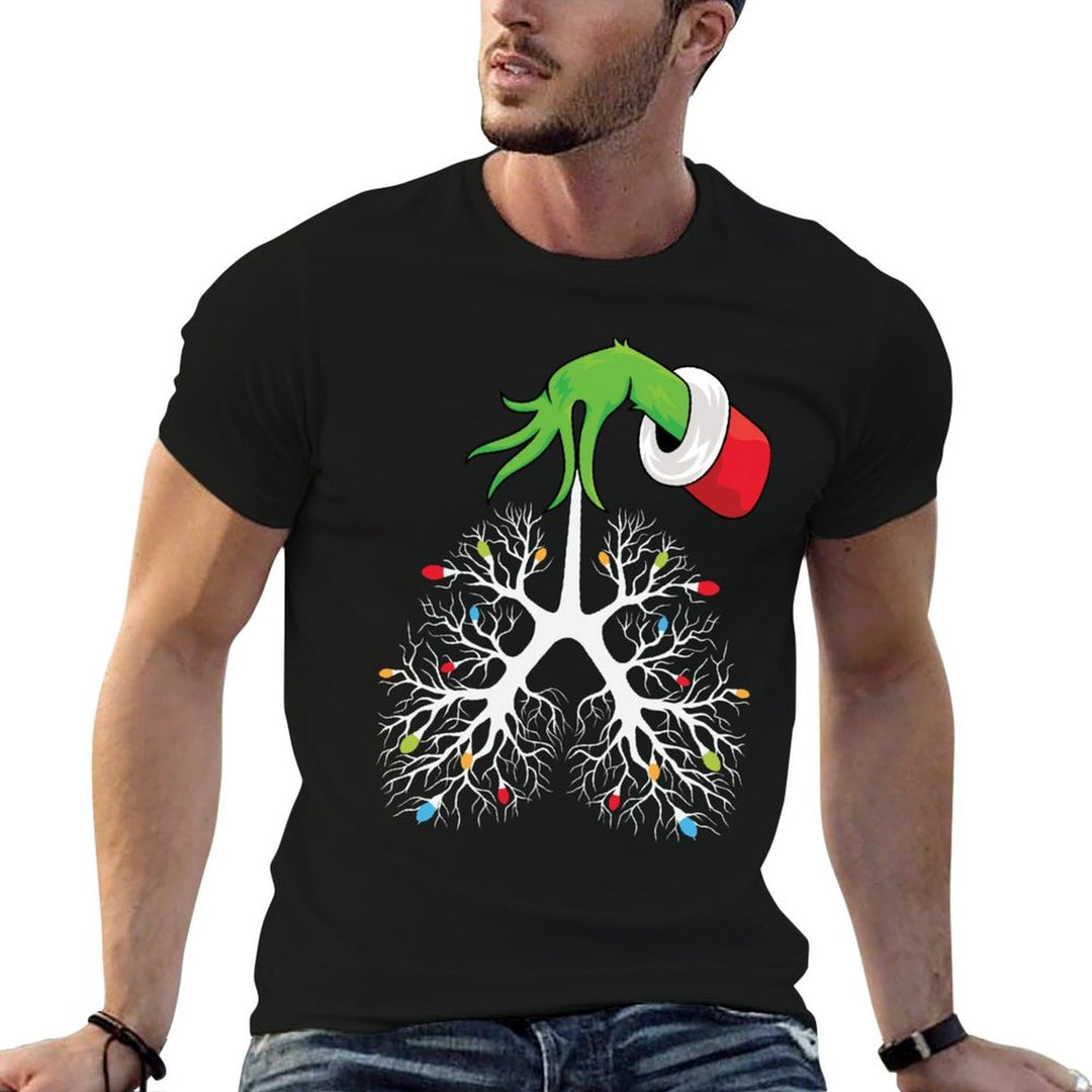 Christmas Nurse Respiratory Therapist Lung Lights FunnyX-mas  Versatile T-Shirt