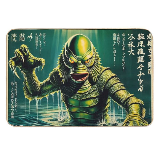 Creature from The Black Lagoon 4  Easy Maintenance Bath Mat