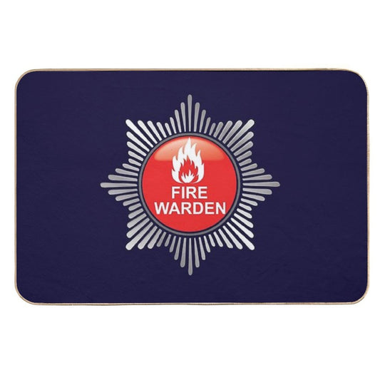 Fire Warden  Easy To Clean Bath Mat
