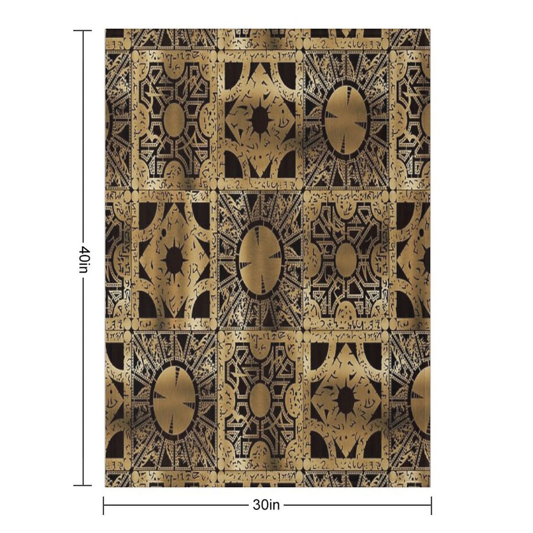 Lament Configuration Spread Shrink-resistant Throw Blanket
