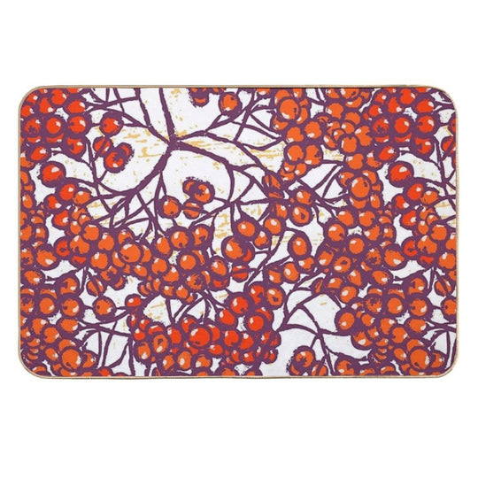 Rowanberries Fall  Long-Lasting Bath Mat