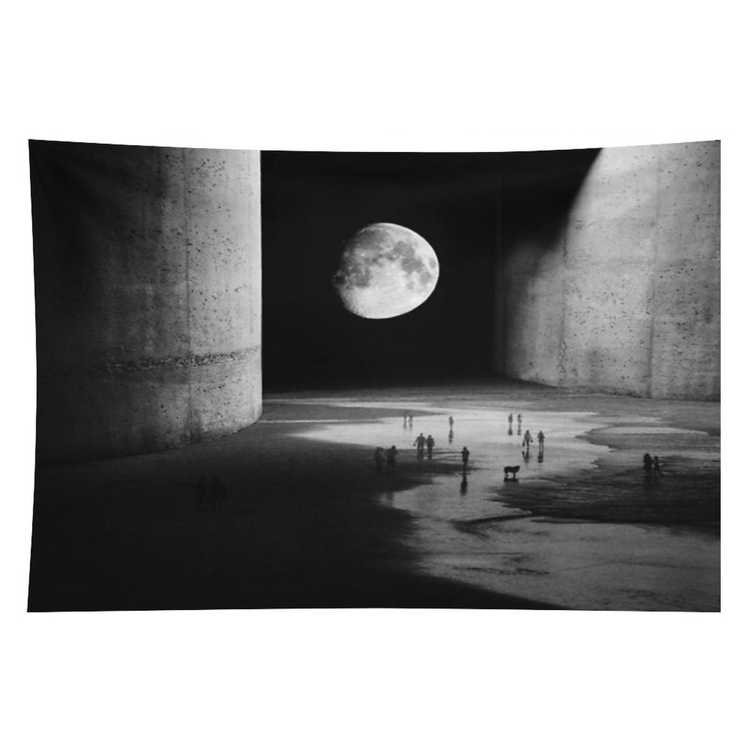 To The Moon Tapestry