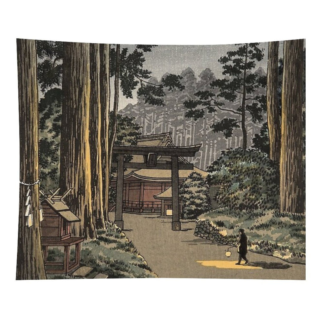 Tsuchiya Koitsu - Futarasan, Nikko, Mountain Temple Tapestry
