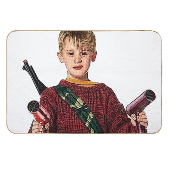 Kevin McCallister Home Alone Christmas Movie Durable Bath Mat