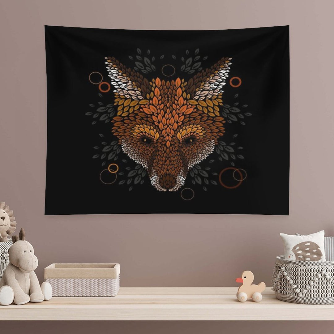 Fox Face Tapestry