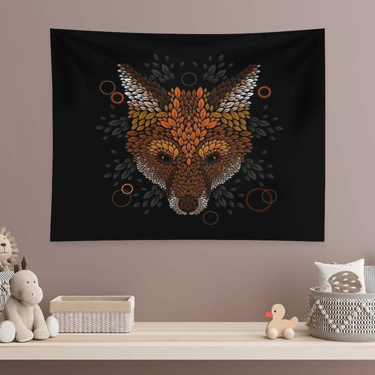 Fox Face Tapestry