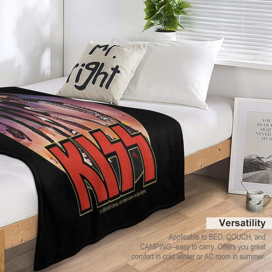 KISS Band Members Comfort Throw Blanket
