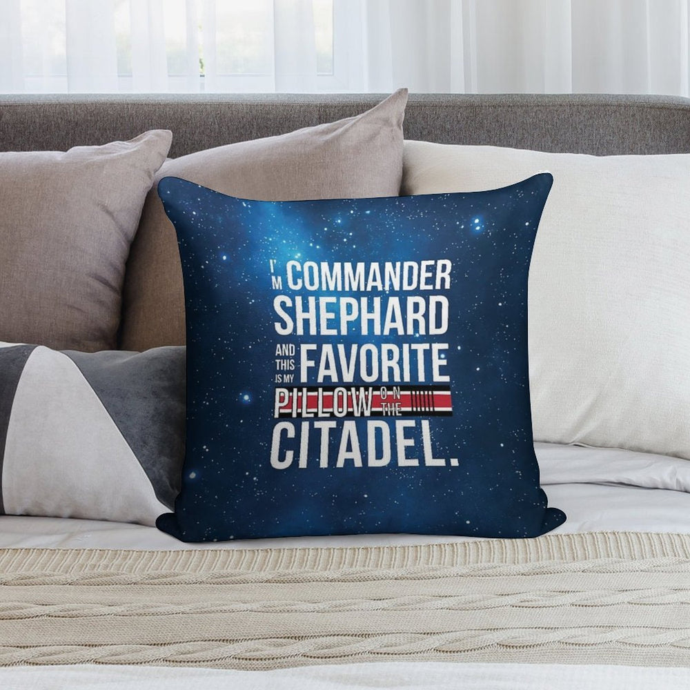 Favorite on The Citadel Soft Fade-Resistant Throw Pillow