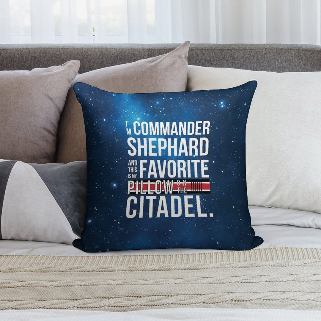 Favorite on The Citadel Soft Fade-Resistant Throw Pillow