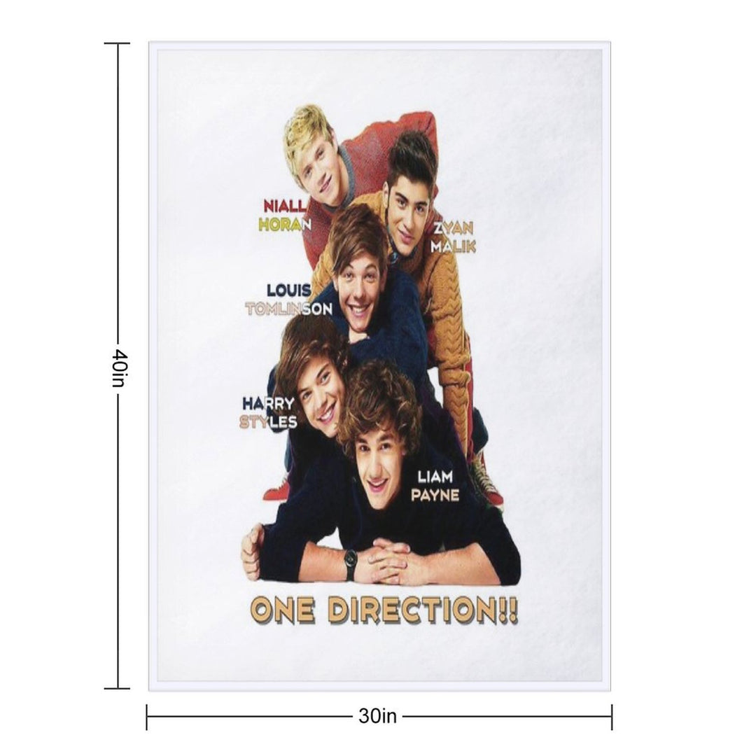 One Direction Unite!!! Travel-friendly Throw Blanket