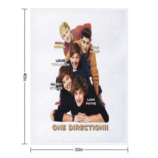 One Direction Unite!!! Travel-friendly Throw Blanket