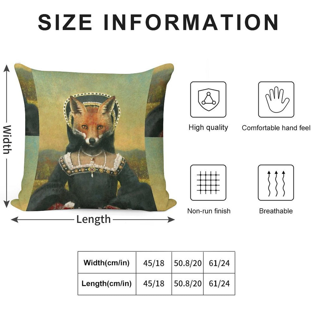 Tudor Vixen Soft Reinforced Edging Throw Pillow