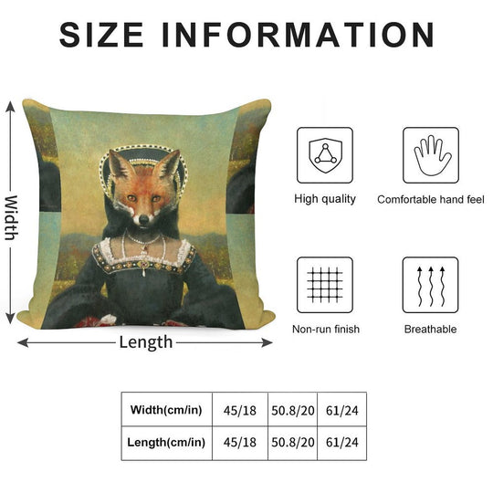 Tudor Vixen Soft Reinforced Edging Throw Pillow