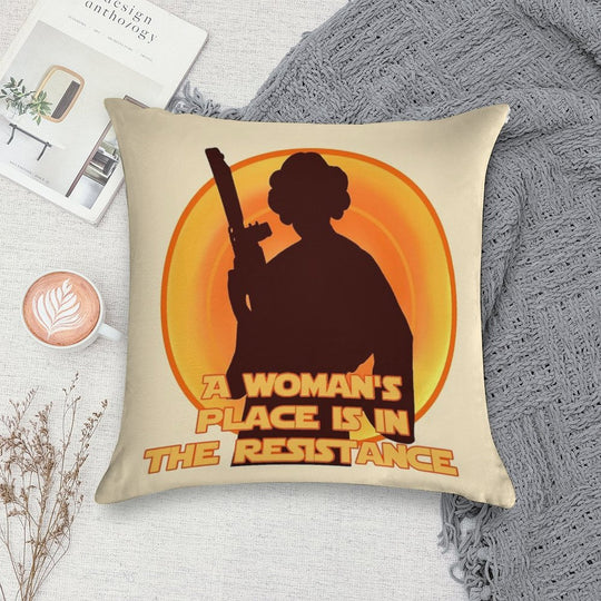 The Resistance Soft Durable Construction Throw Pillow