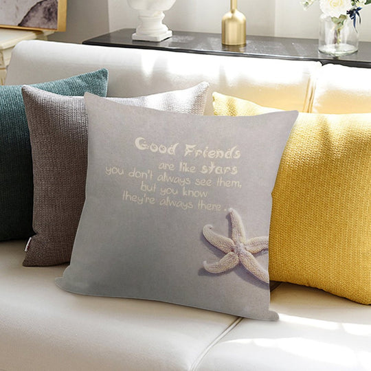 Good Friends Are Like Stars Soft Multiple Sizes Throw Pillow