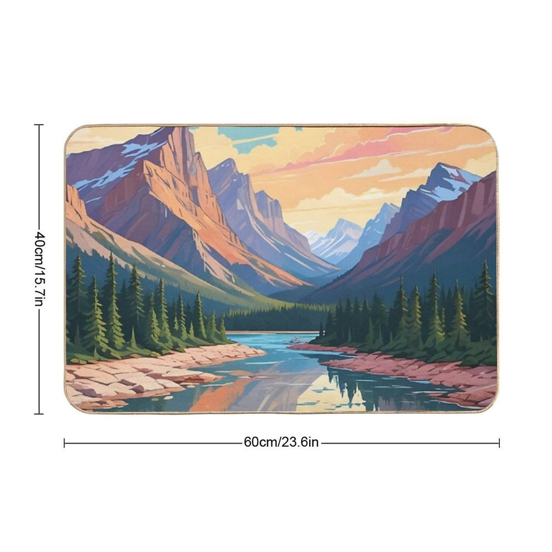 Jasper National Park  Non-Slip Bath Mat