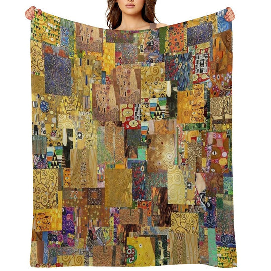 Gustav Klimt Premium Throw Blanket