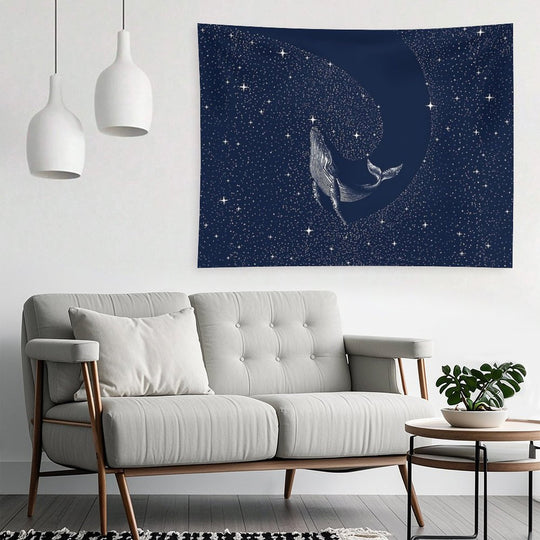 Starry Whale Tapestry
