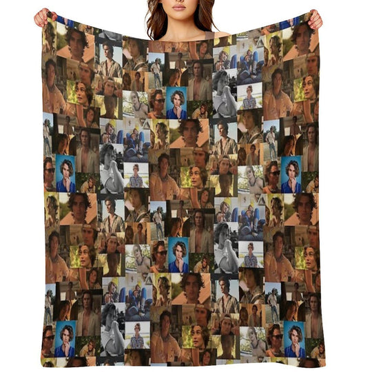 John B (Chase Stokes) Easy Care Throw Blanket