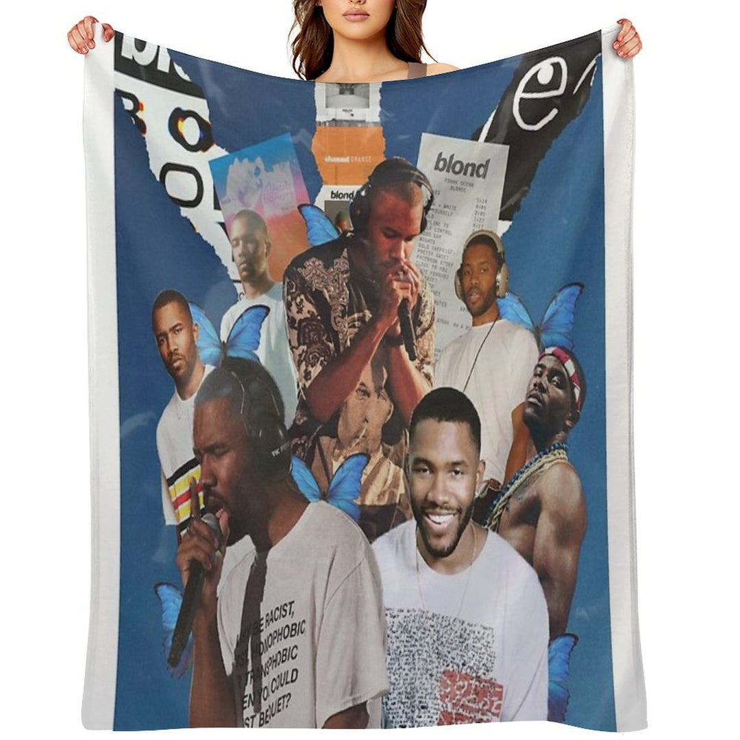 Frank Ocean Machine-washable Throw Blanket