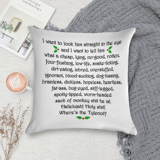 Clark Griswold Rant Soft Washable Throw Pillow