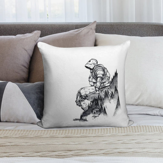 Iron Giant Soft Multiple Sizes Throw Pillow