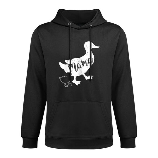 Mama Duck And 1 Duckling, Fun Mom, Mom of 1 Customizable Surface Hoodie