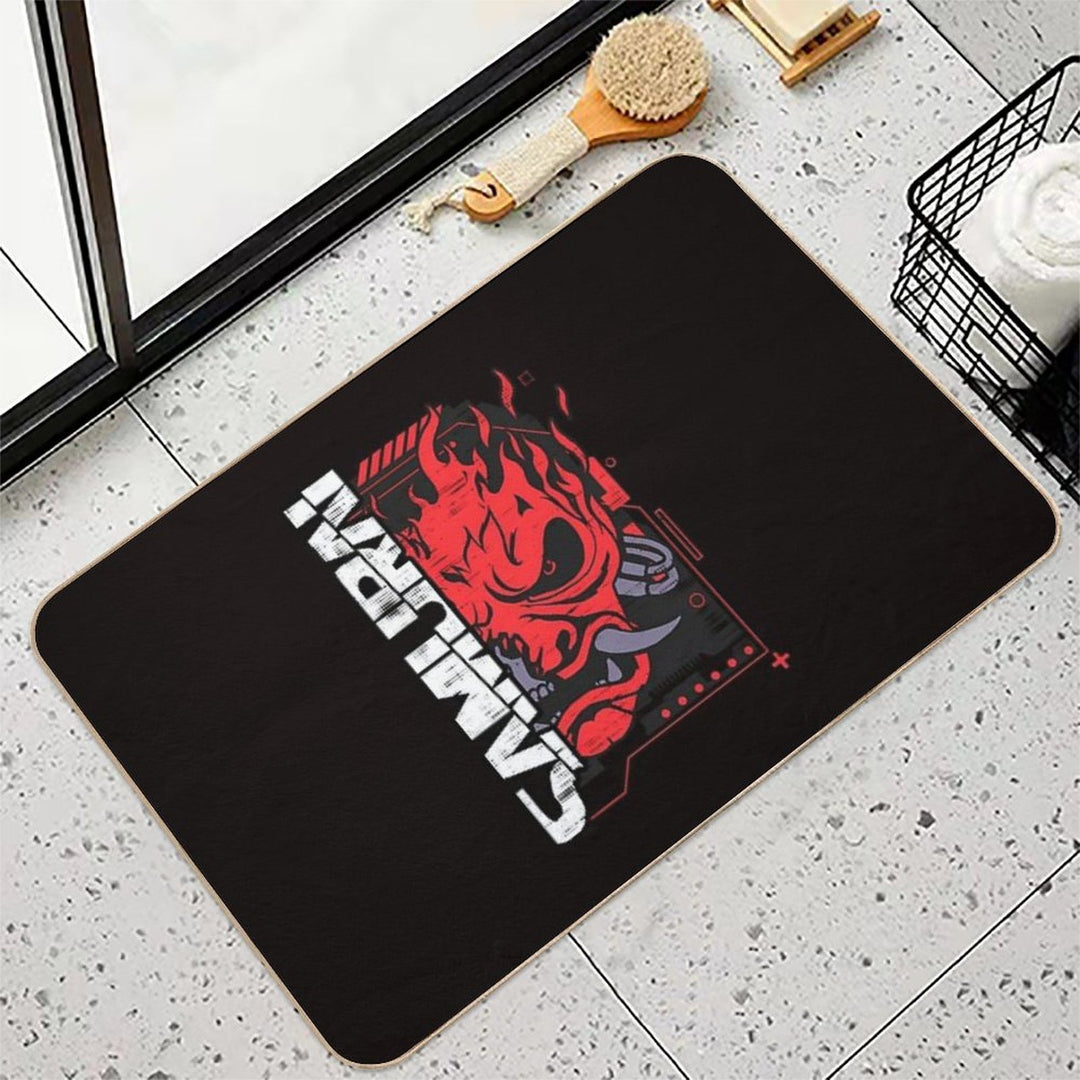 Samurai Rock Band  Pet-Safe Bath Mat