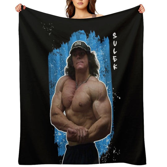 Sam Sulek Aesthetic Motivation Multi-functional Throw Blanket