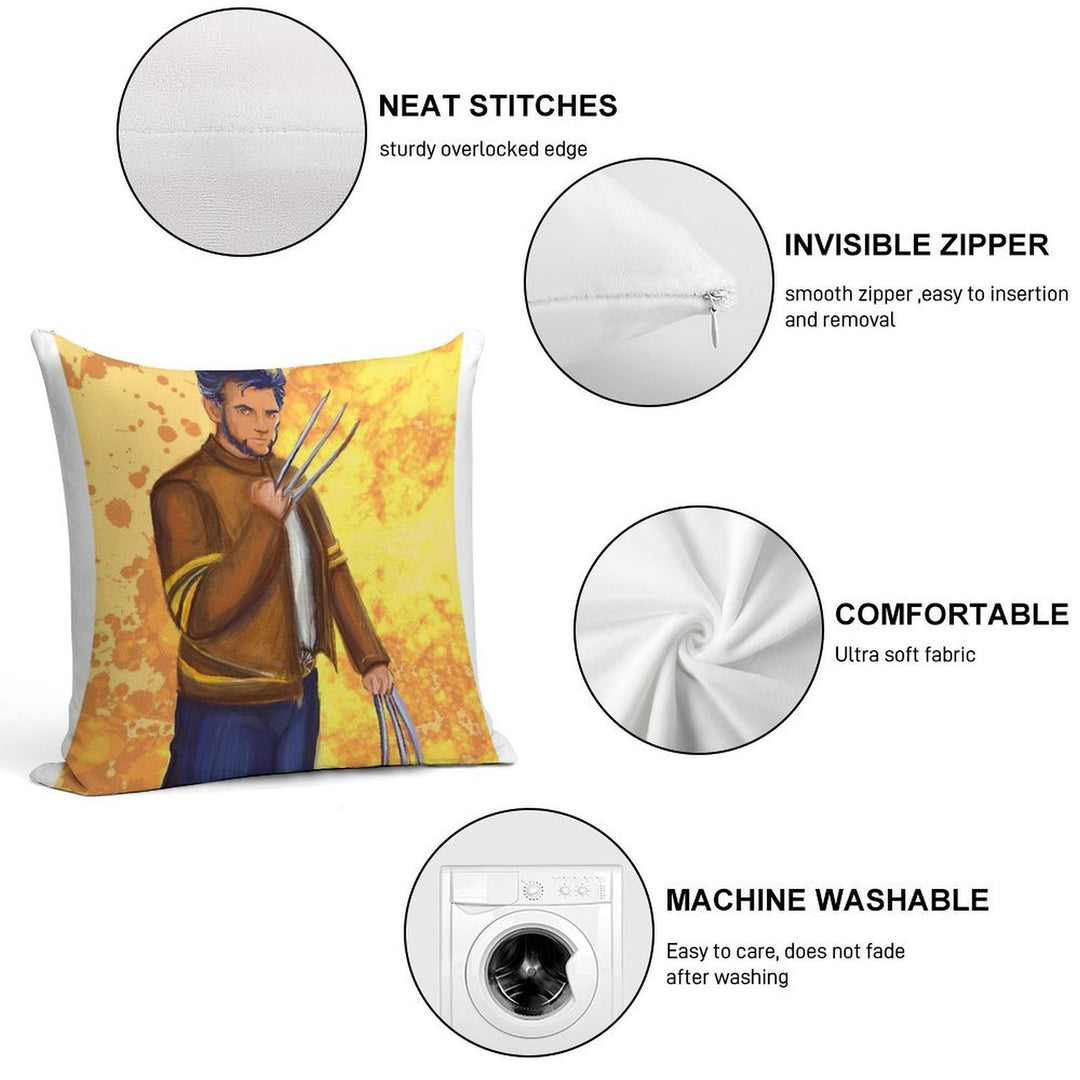 You Looking At Me, Bub Soft Decorative Cover Throw Pillow