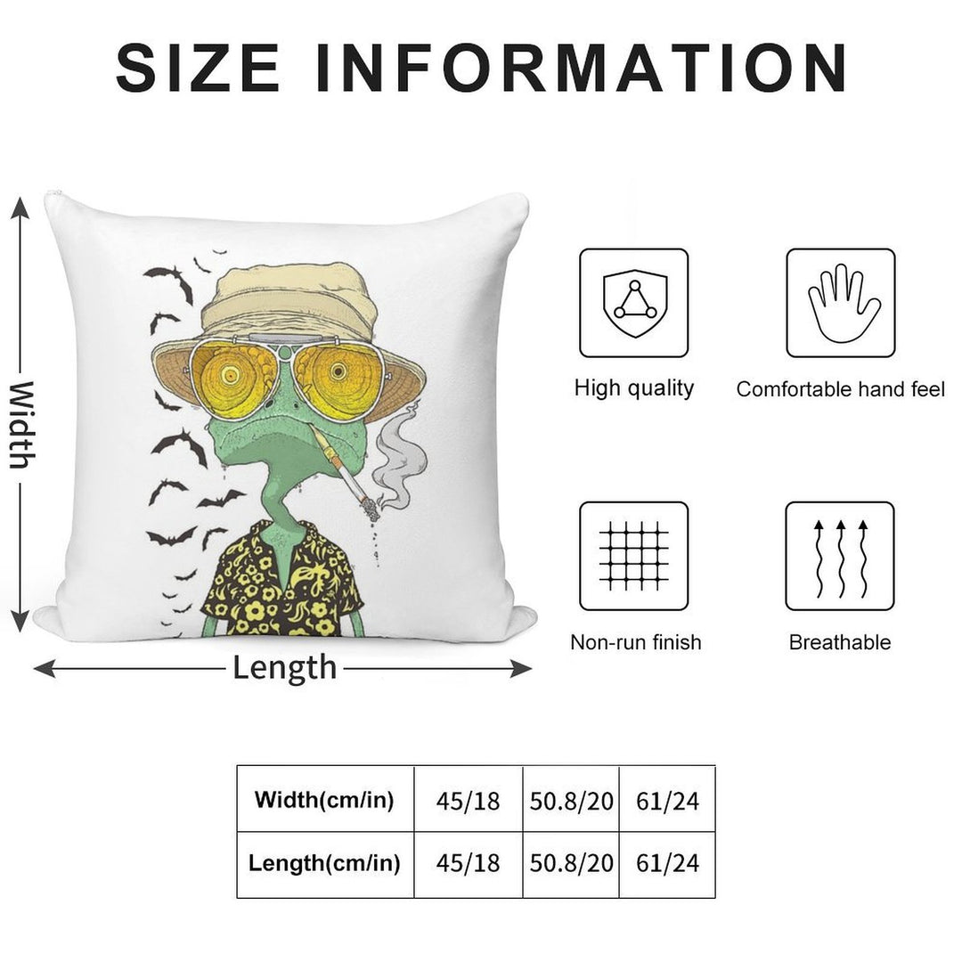 RANGO DUKE Soft Reinforced Edging Throw Pillow