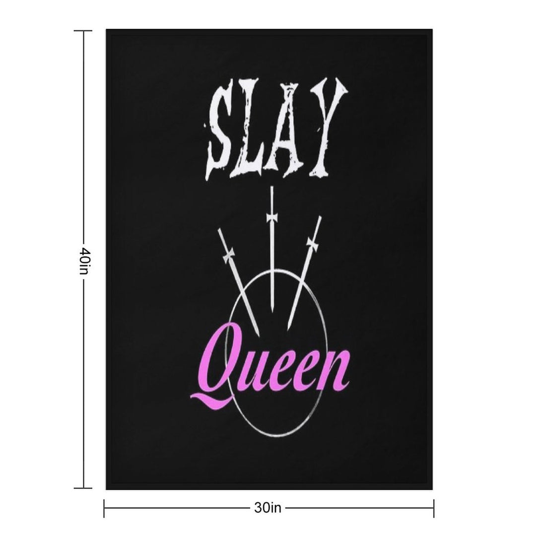 Slay Queen Velvety-soft Throw Blanket