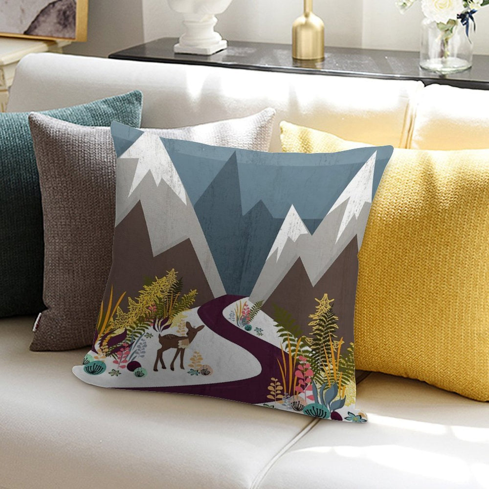 November Soft Anti-Pilling Throw Pillow