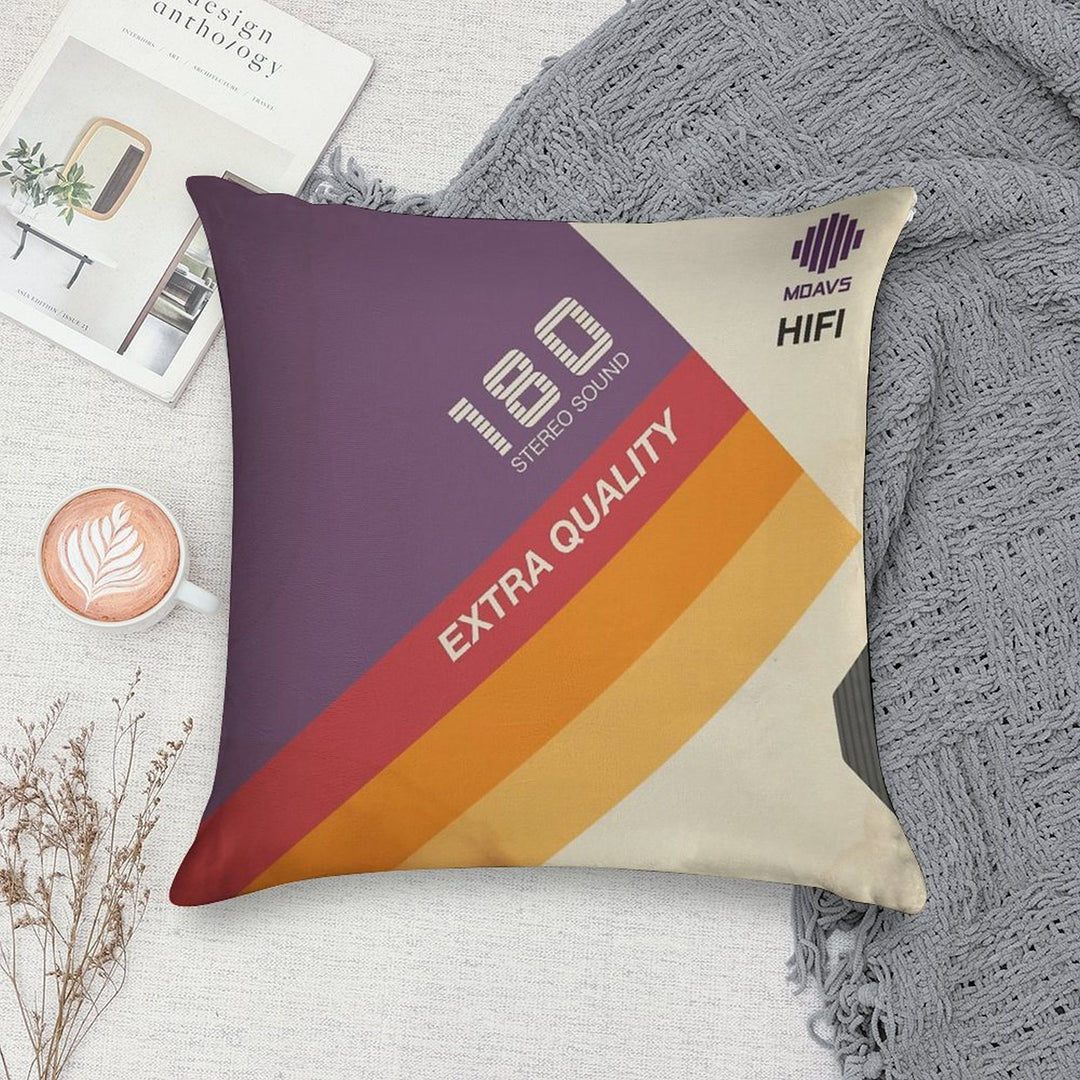 VHS Video Tape Cassette Case Retro Soft Ultra-Soft Texture Throw Pillow
