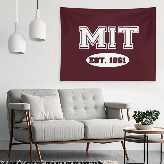 MIT EST 1861 MASSACHUSETTS  VARSITY Tapestry