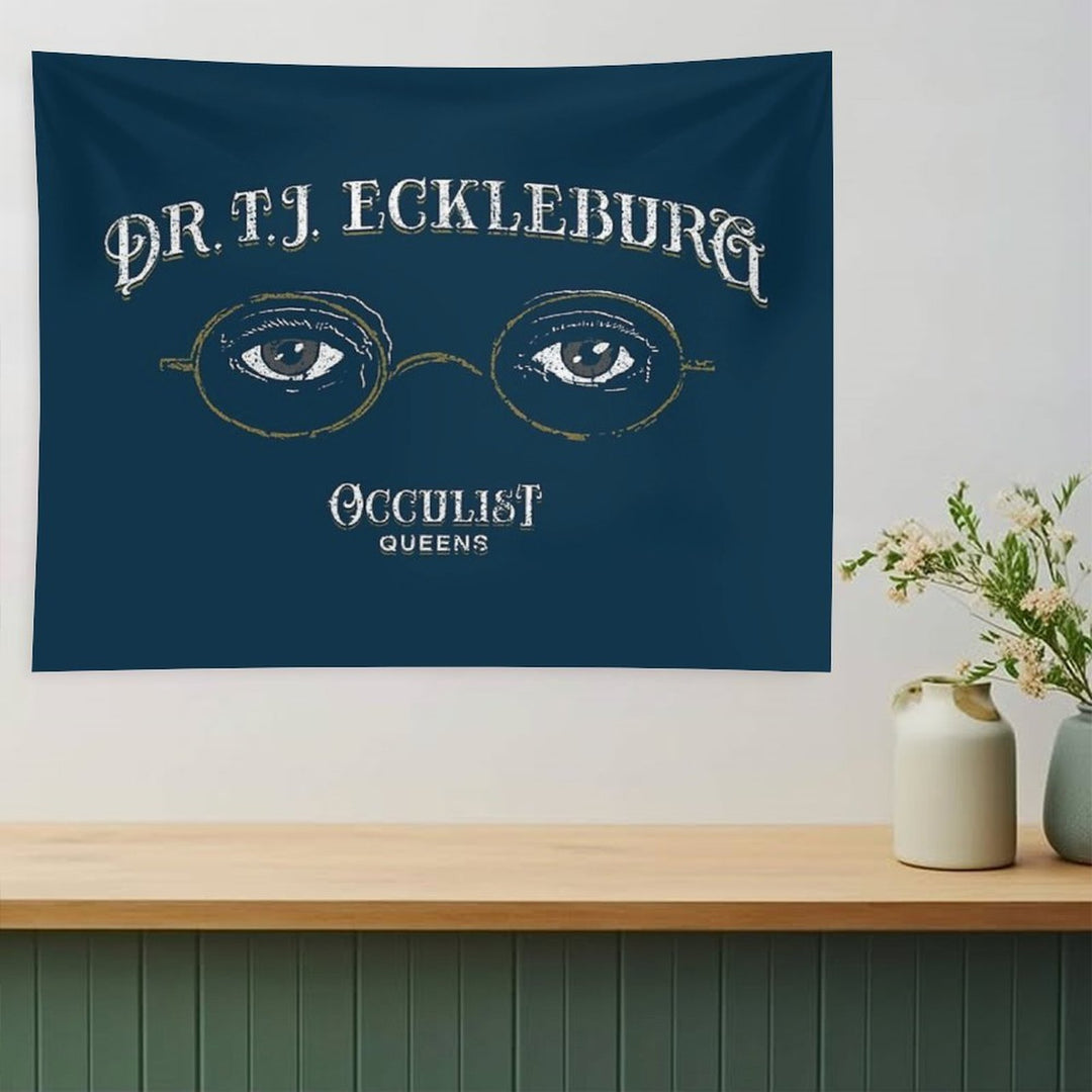 Dr. TJ Eckleburg Occulist Tapestry