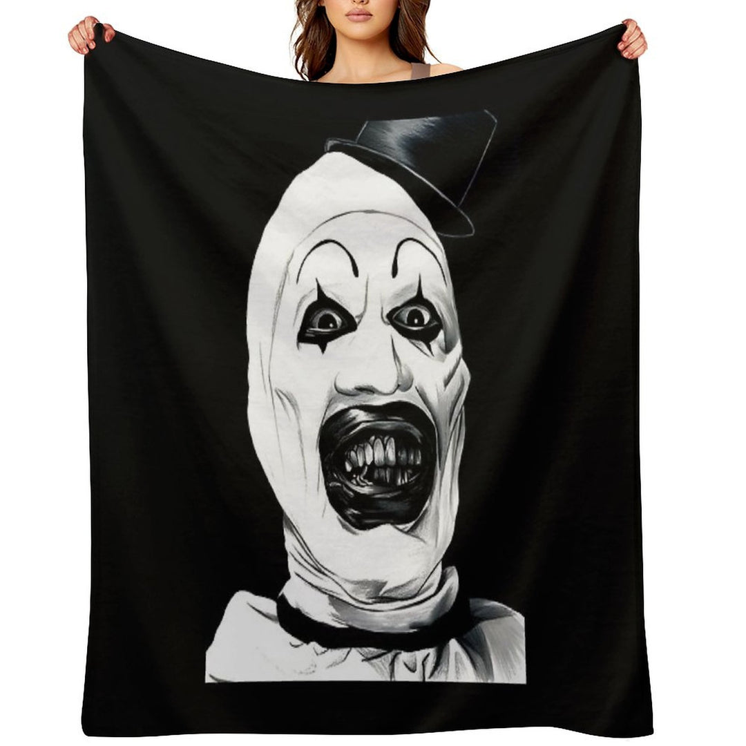 Art The Clown Terrifier  Classic Sustainable Throw Blanket