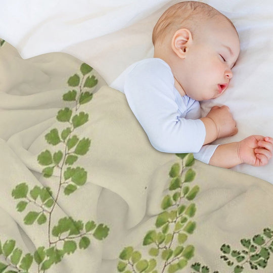 Maidenhair Ferns All-season Throw Blanket