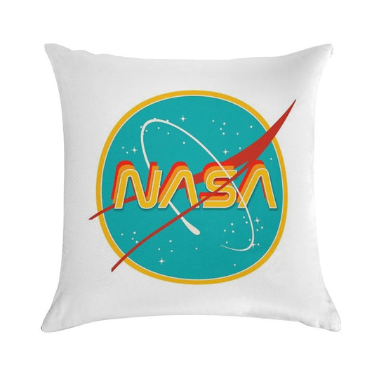 NASA RETRO Soft Home Decor Throw Pillow