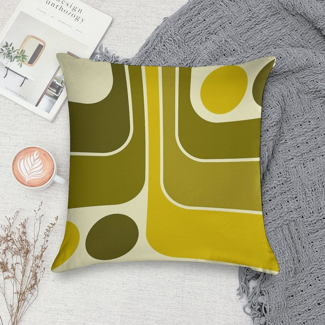 Retro Geometric Design 632 Soft Warmth Comfort Throw Pillow