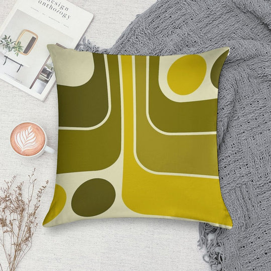Retro Geometric Design 632 Soft Warmth Comfort Throw Pillow